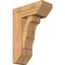 Ekena Millwork Balboa Slat Smooth Bracket w/ Offset Brace, Western Red Cedar, 7 1/2"W x 18"D x 26"H BKT0806X18X26BOA06SWR - alternate 1